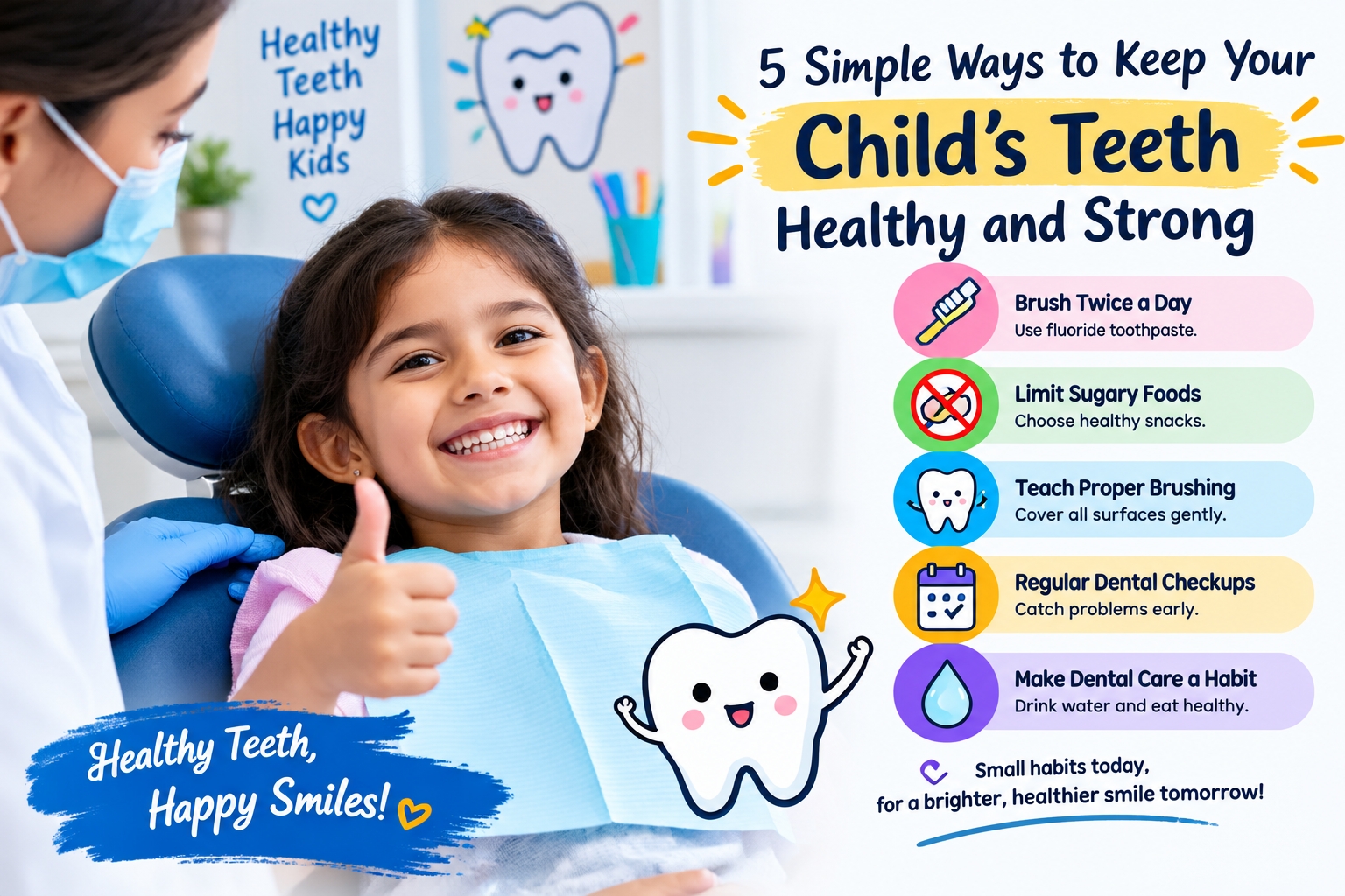 5 Simple Ways to Keep Your Child's Teeth Healthy and Strong
